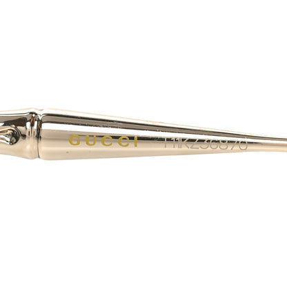 Gucci Metal Bamboo Sunglasses GG2063S Gold 5 of 8