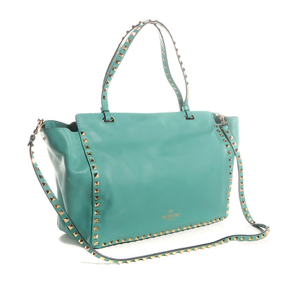 Valentino Garavani Vitello Medium Rockstud Tote Colibri 3 of 8
