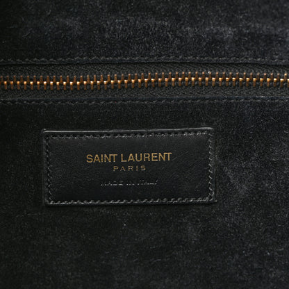 Saint Laurent Calfskin Classic Duffle 6 Black 6 of 13