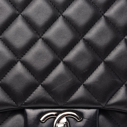 Chanel Lambskin Quilted Maxi Double Flap Black 11 of 22