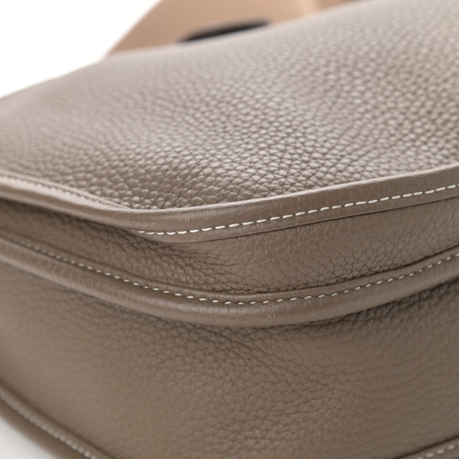 Hermes Taurillon Clemence Evelyne III PM Etoupe 12 of 16