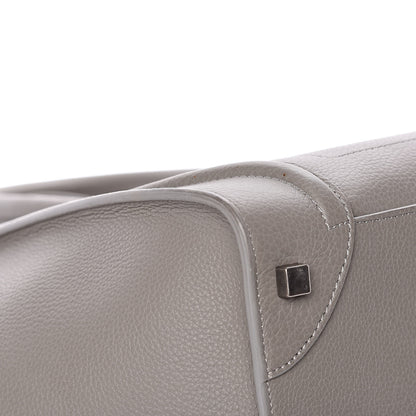 Celine Drummed Calfskin Mini Luggage Souris 10 of 16