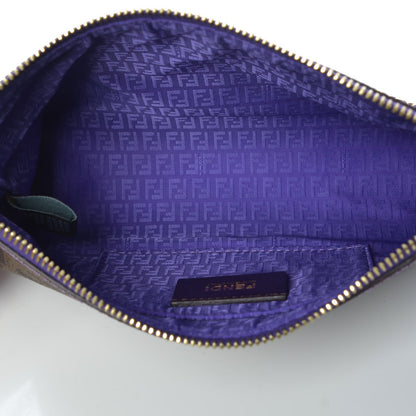 Fendi Zucca Spalmati Pochette Tobacco Viola 5 of 8
