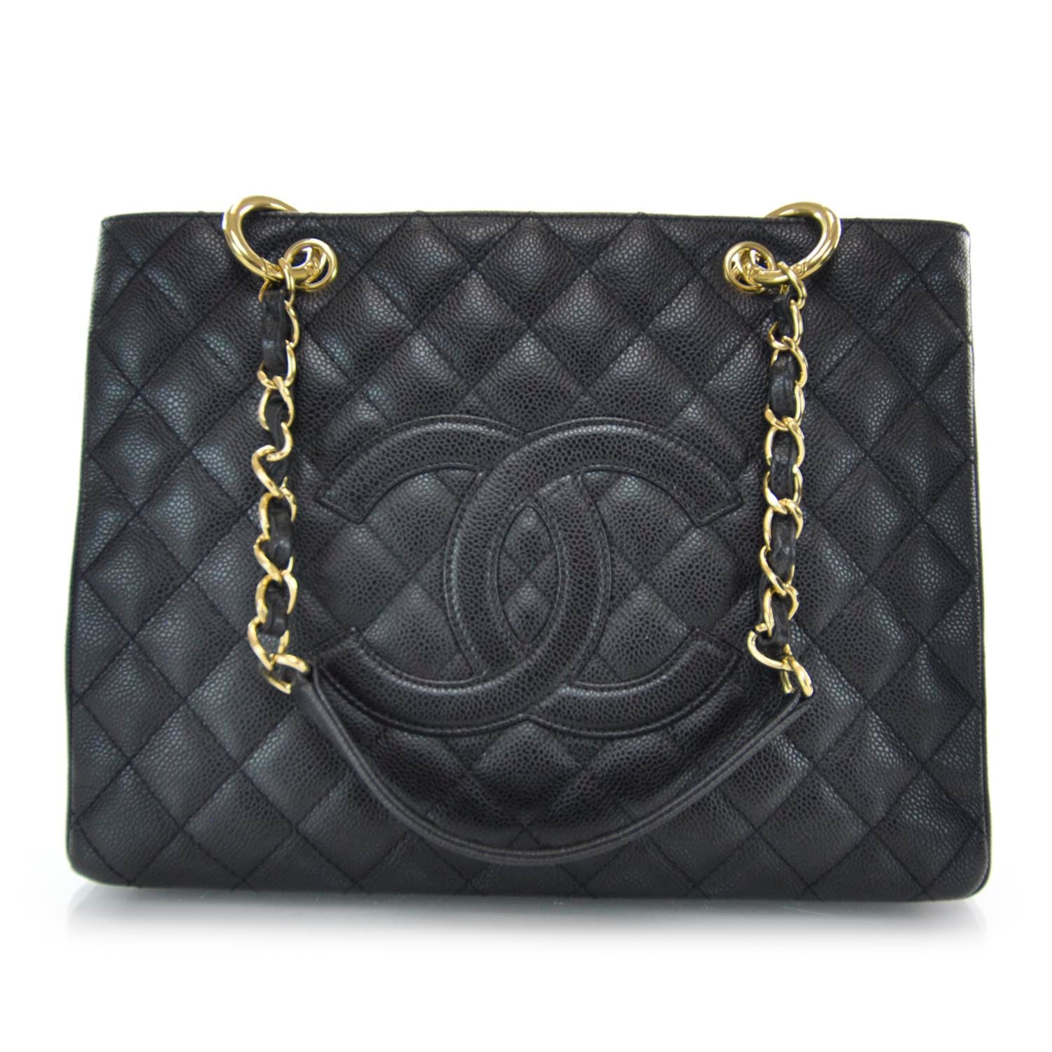 Chanel Caviar Grand Shopping Tote GST Black 1 of 7