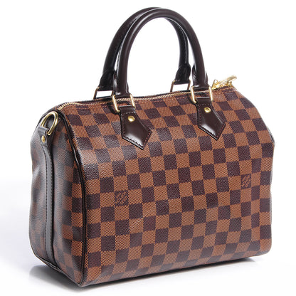 Louis Vuitton Damier Ebene Speedy Bandouliere 25 3 of 8