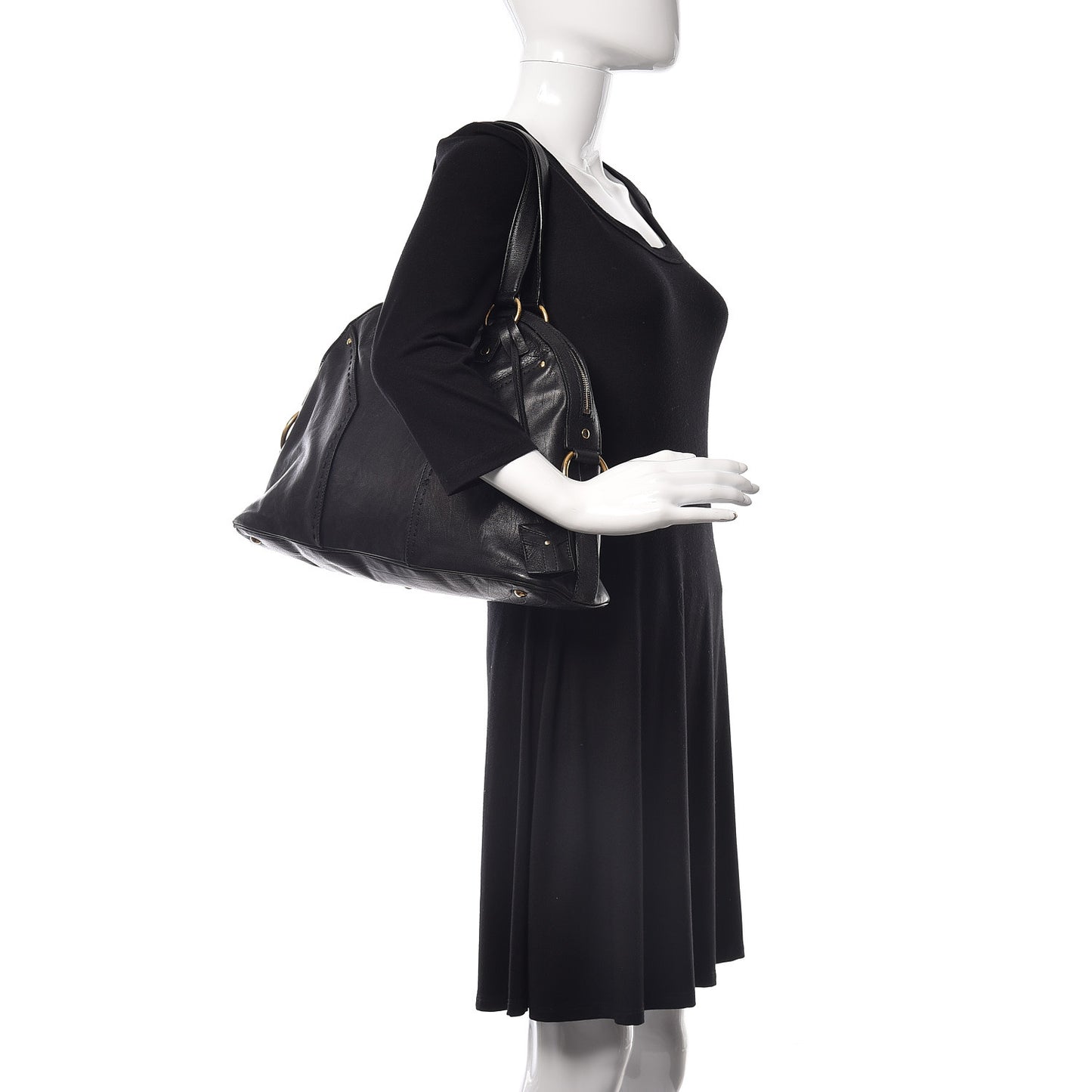 Calfskin Large Muse Black