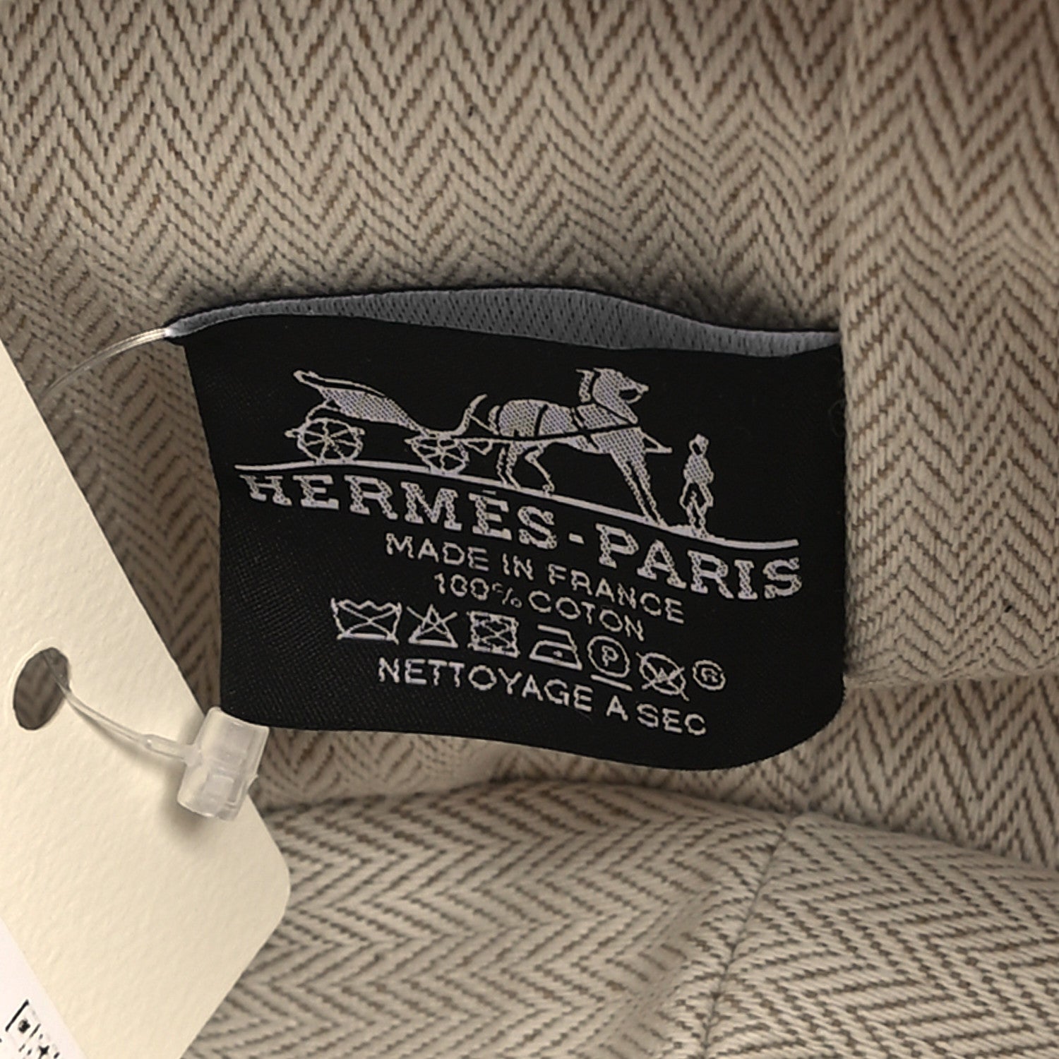 Hermes Canvas Small Bride-A-Brac Pouch Natural 6 of 9