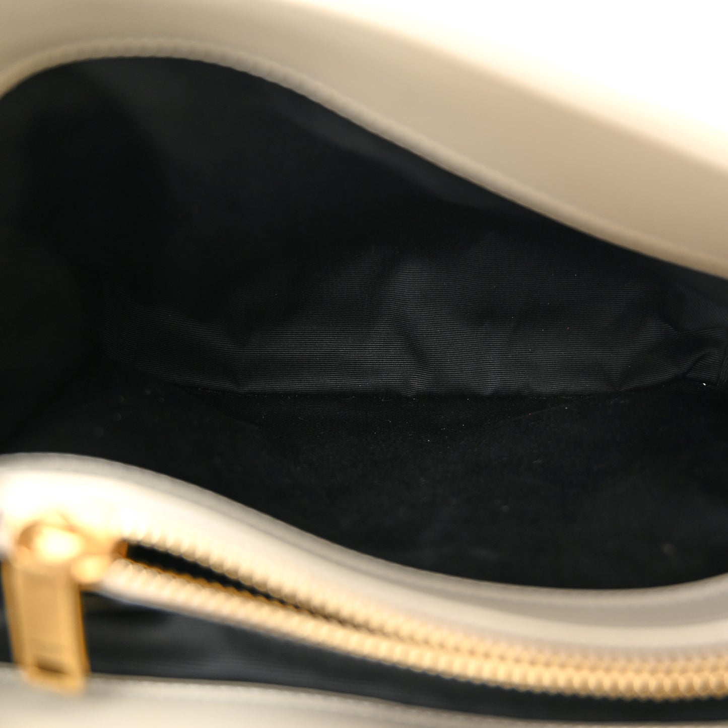 Calfskin Y Quilted Monogram Small Loulou Chain Satchel Crema Soft