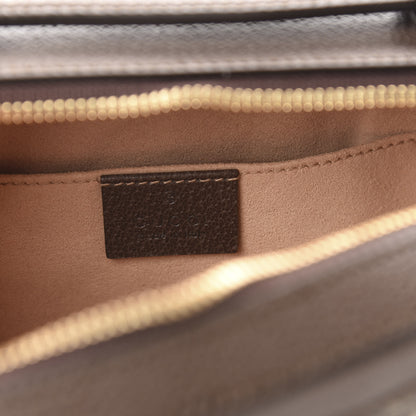 Gucci GG Supreme Monogram Mini Ophidia Top Handle Shoulder Bag Brown 8 of 10