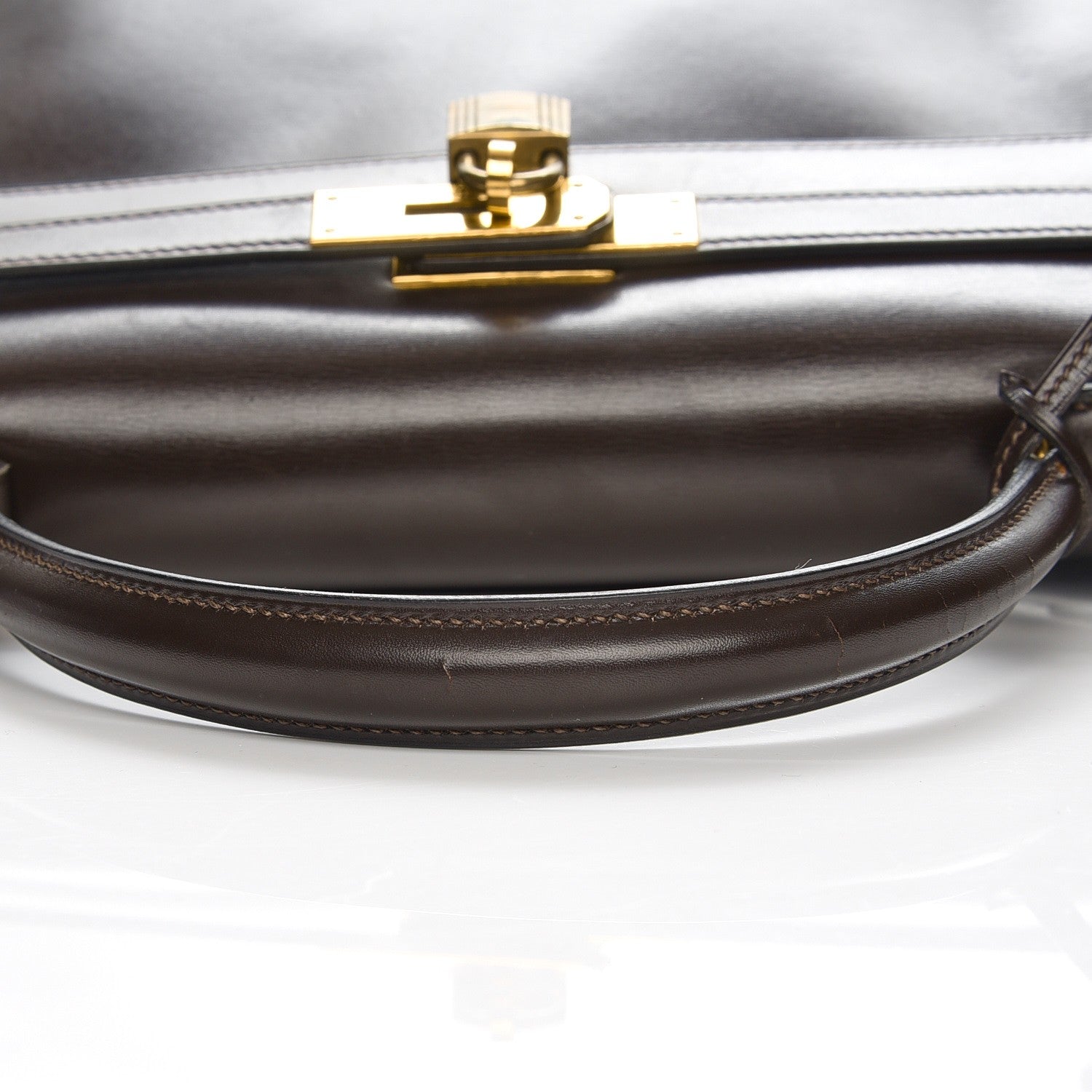 Hermes Box Kelly Retourne 32 Chocolate 3 of 22