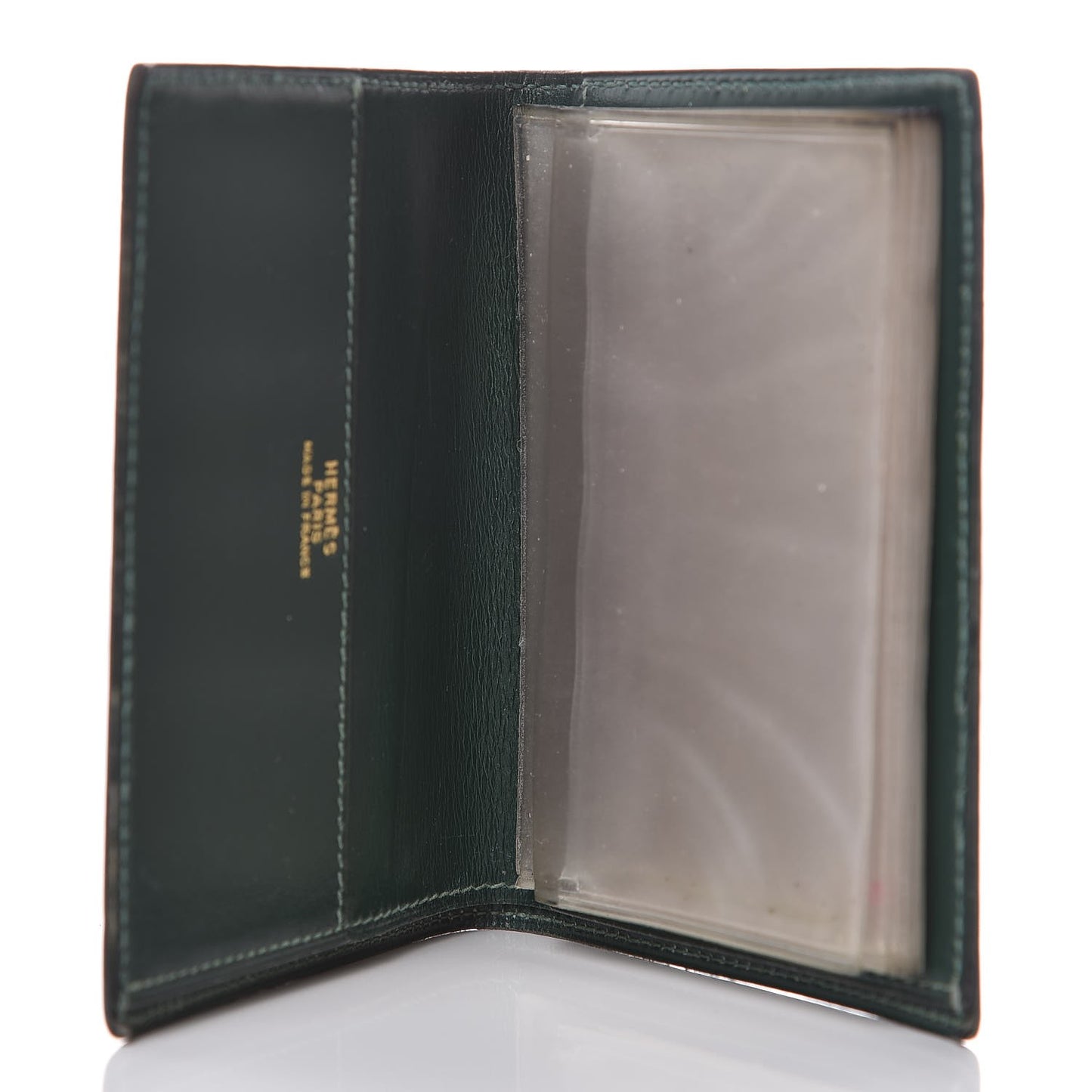 Box Photo Holder Wallet Vert Fonce