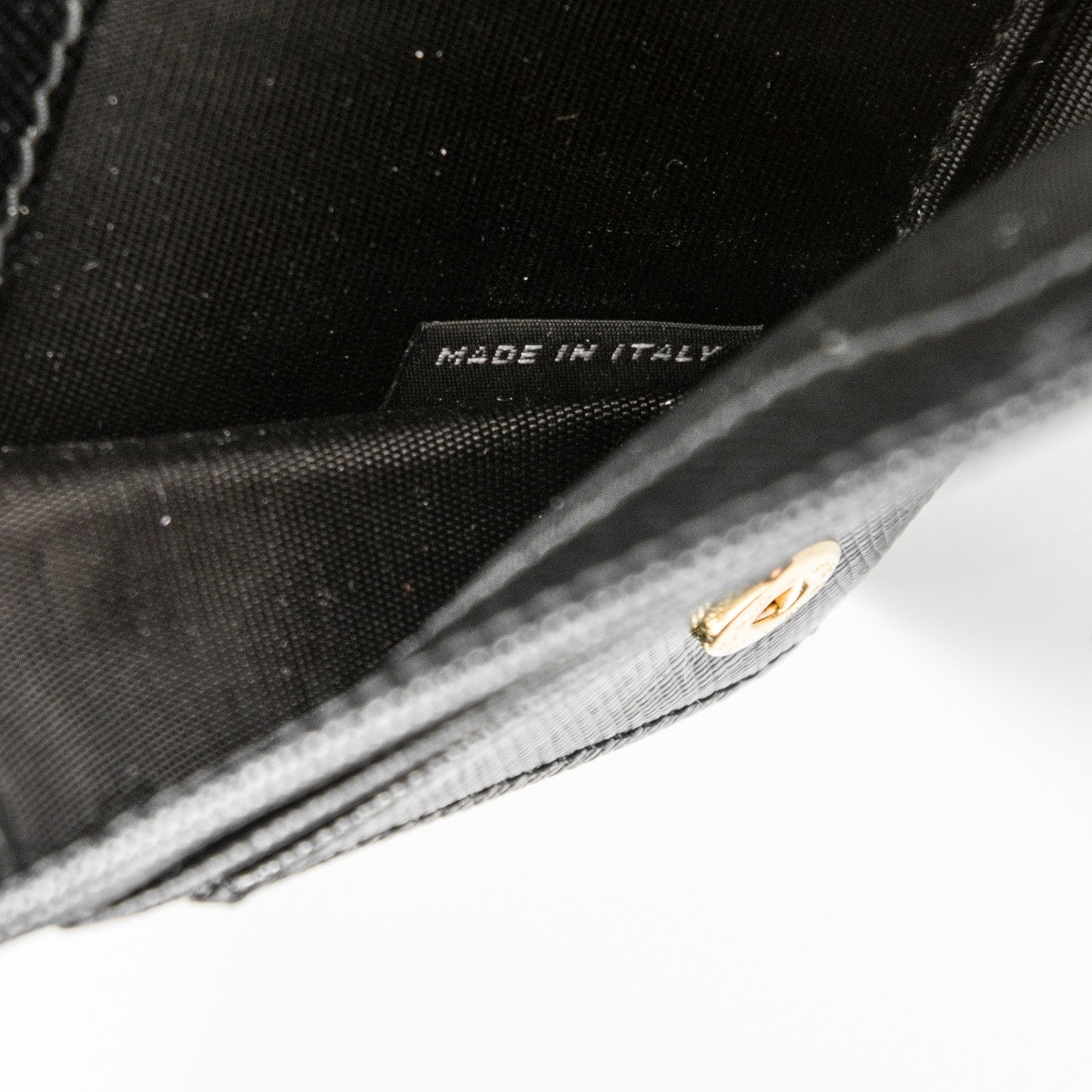 Prada Saffiano Metal Continental Flap Wallet Nero Black 8 of 8