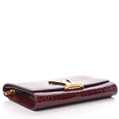 Louis Vuitton Alligator Chain Louise GM 917 4 of 10