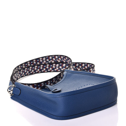 Hermes Taurillon Maurice Zigzag Evelyne TPM Deep Bleu Bleu Zellige Indigo Black 4 of 9