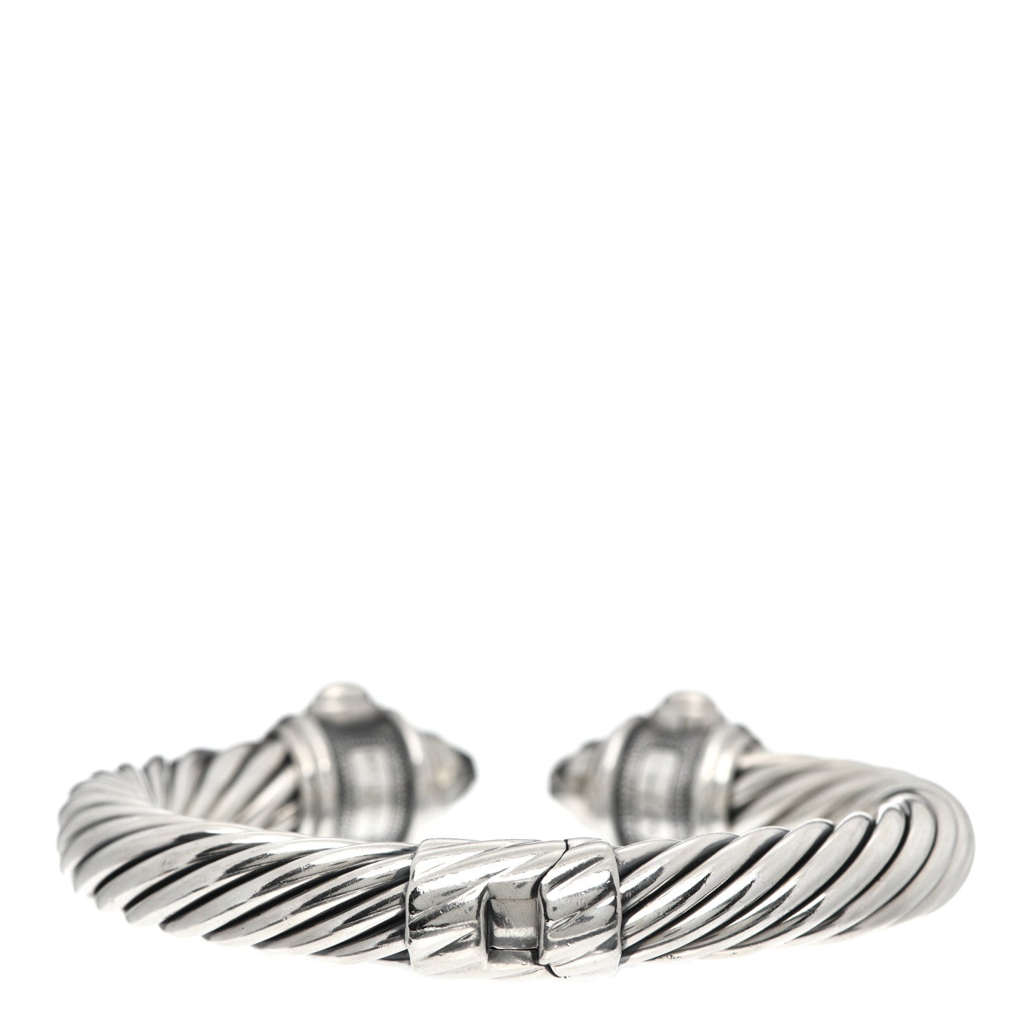 David Yurman Sterling Silver 10mm Renaissance Cable Bracelet 3 of 4