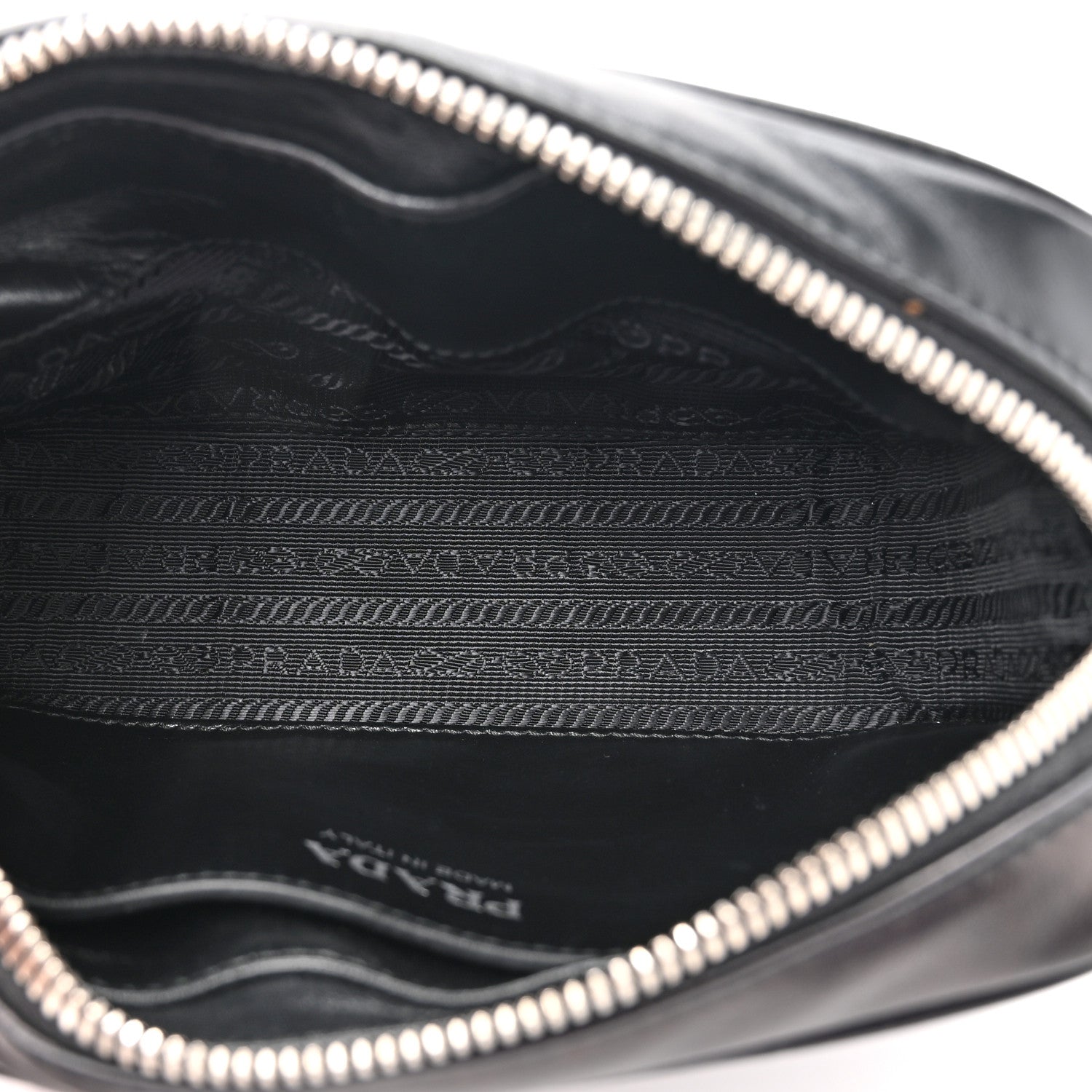 Prada Soft Calfskin Diagramme Camera Bag Black 5 of 10