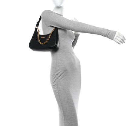 Gucci Goatskin Small Aphrodite Shoulder Bag Black 2 of 10