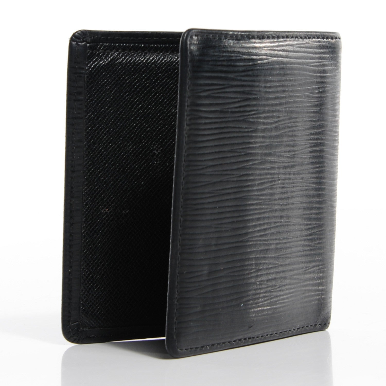 Louis Vuitton Epi Billfold Wallet 6 Slot Black 3 of 7