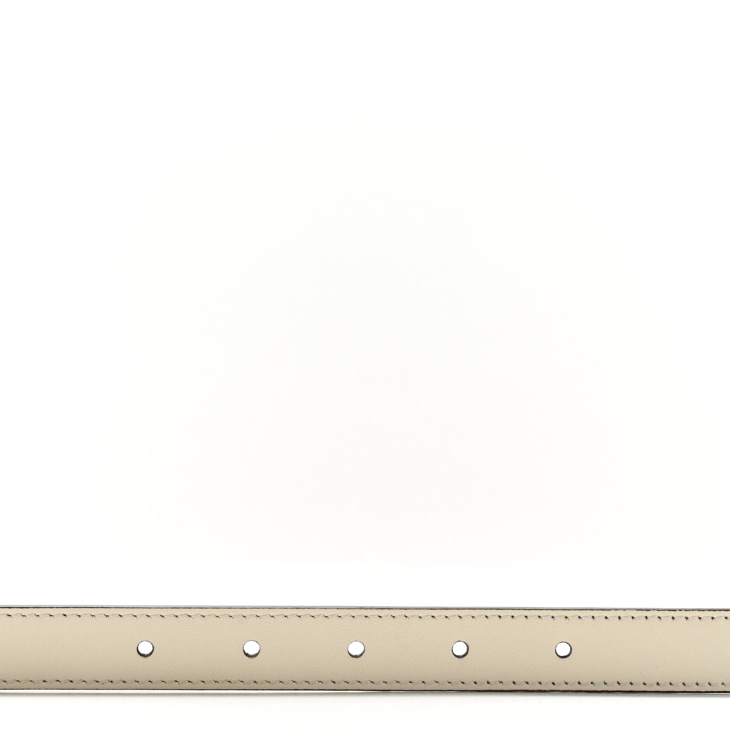 Calfskin Double G 20mm Belt 105 42 Mystic White