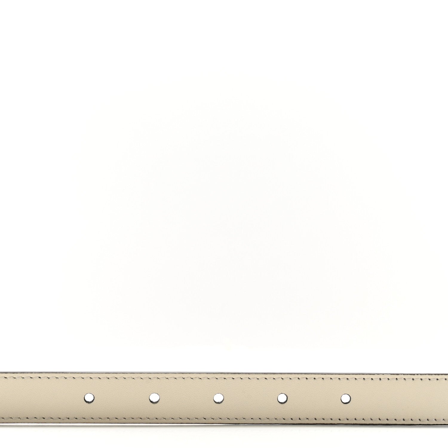 Gucci Calfskin Double G 20mm Belt 105 42 Mystic White 3 of 5