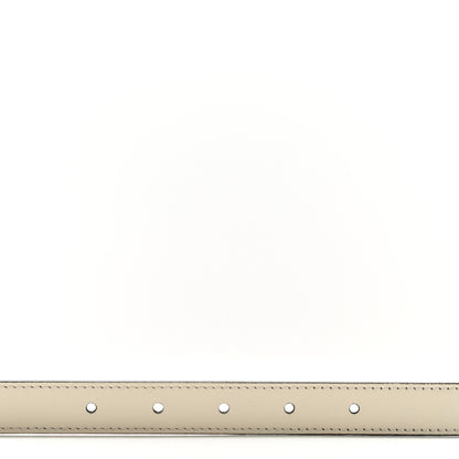 Gucci Calfskin Double G 20mm Belt 105 42 Mystic White 3 of 5