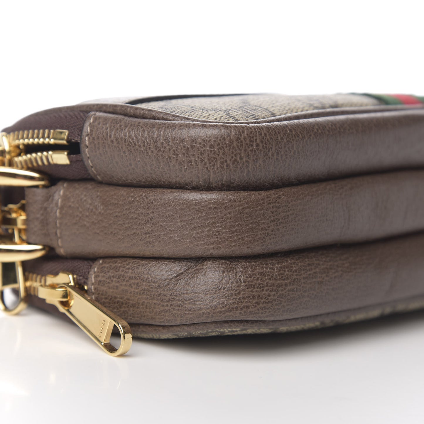 GG Supreme Monogram Web Mini Ophidia GG Bag Brown