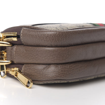Gucci GG Supreme Monogram Web Mini Ophidia GG Bag Brown 7 of 10