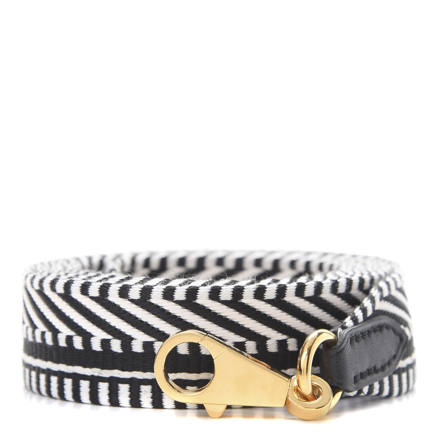 Toile Swift 25mm Sangle Cavale Shoulder Strap Black Ecru