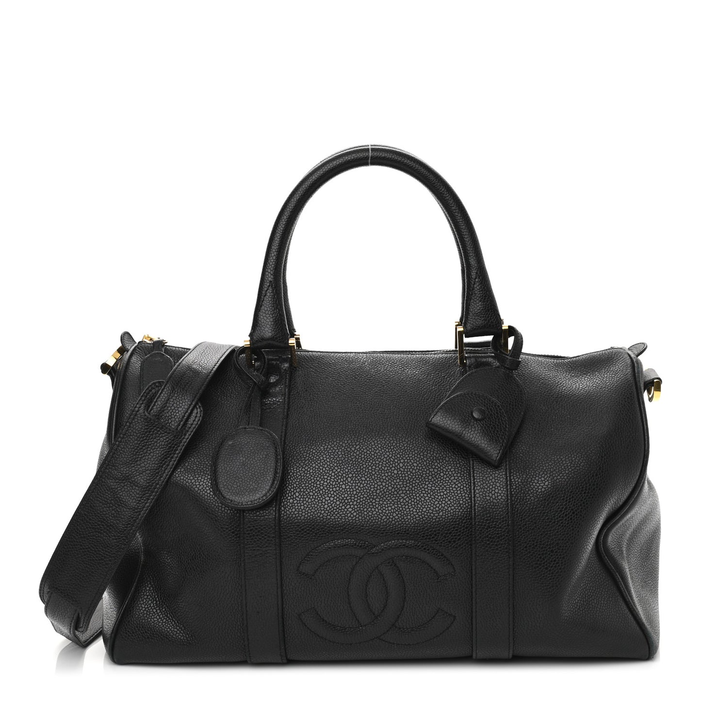 Caviar Timeless CC Duffel Bag Black