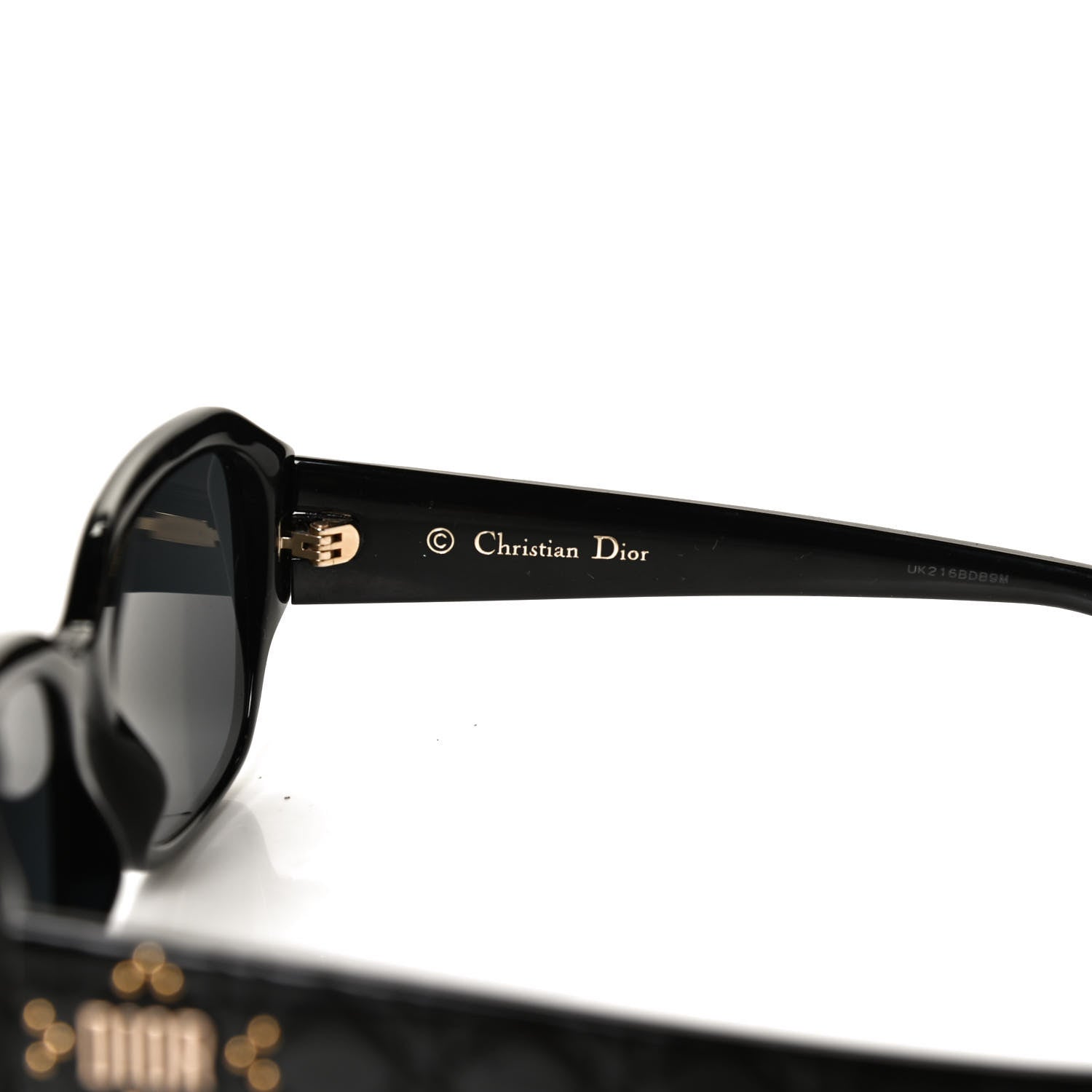Christian Dior Acetate Cannage Lady Dior Studs 5 Sunglasses Black 5 of 9