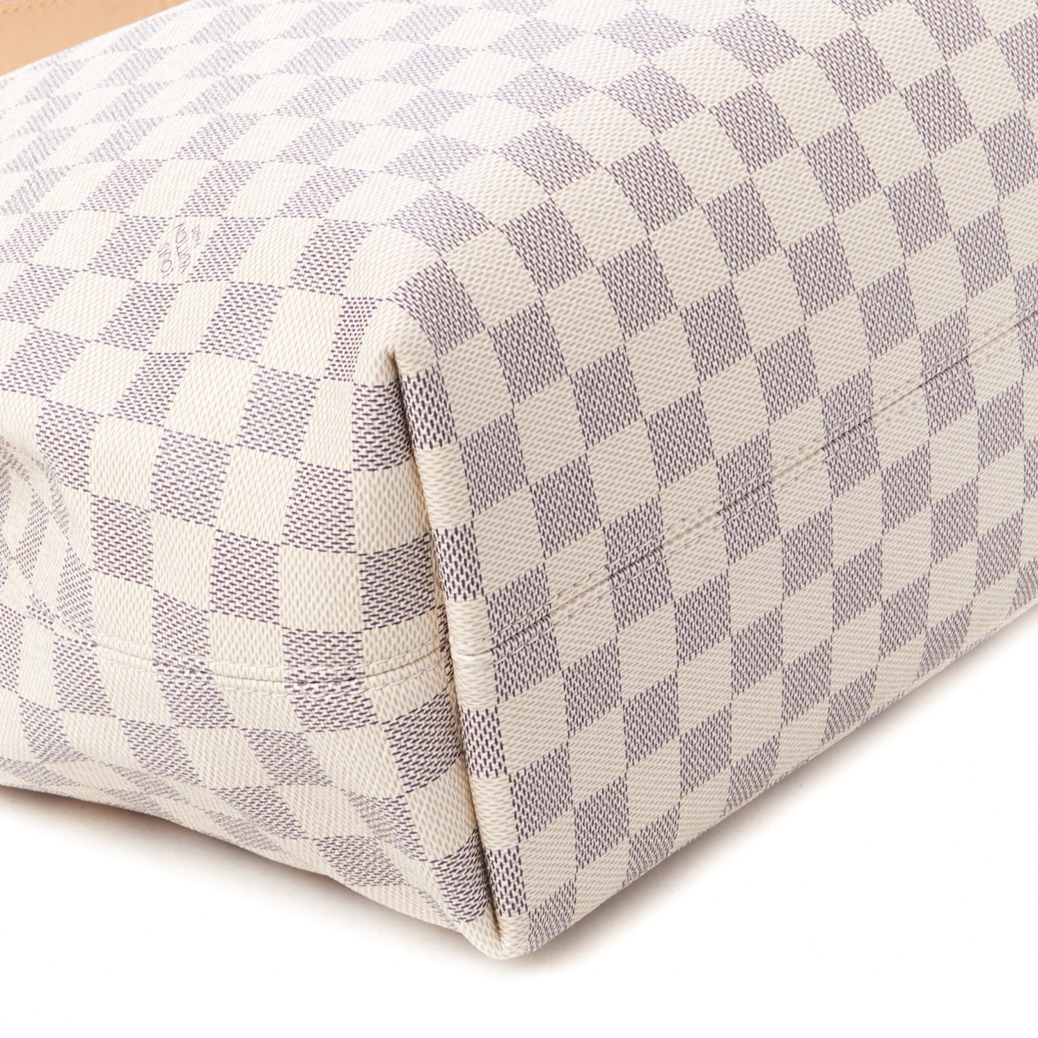 Louis Vuitton Damier Azur Graceful MM Rose Ballerine 6 of 10