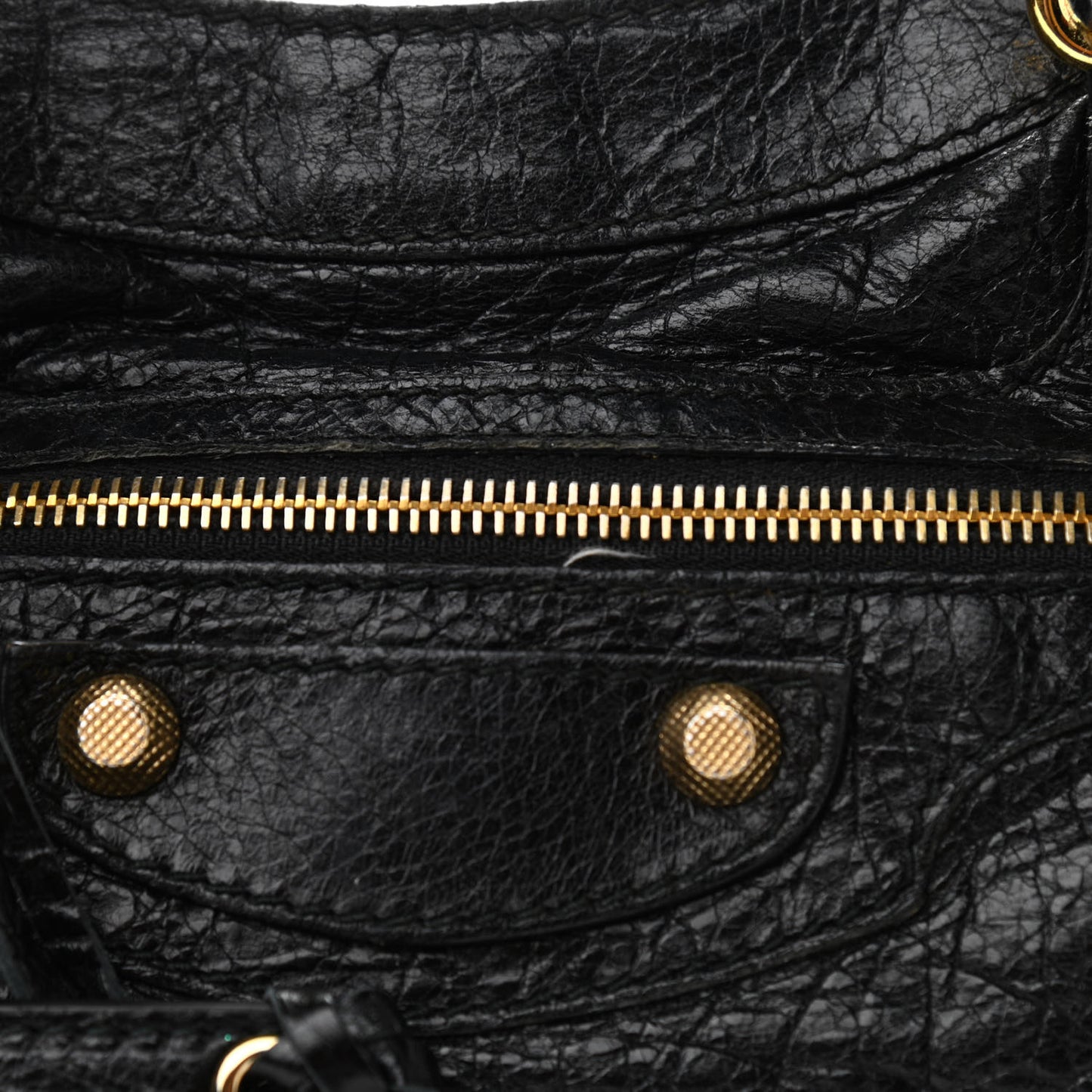 Agneau Giant 12 Gold Hardware Town Black