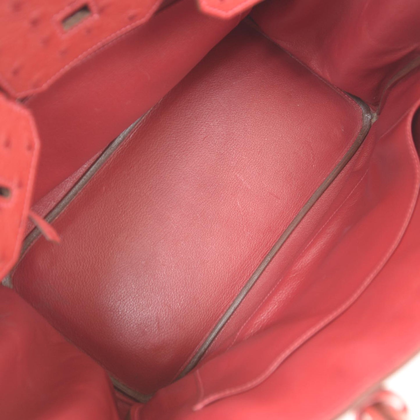 Ostrich Birkin 35 Rouge Vif