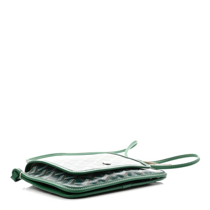Goyard Goyardine Plumet Wallet Clutch Green 4 of 10