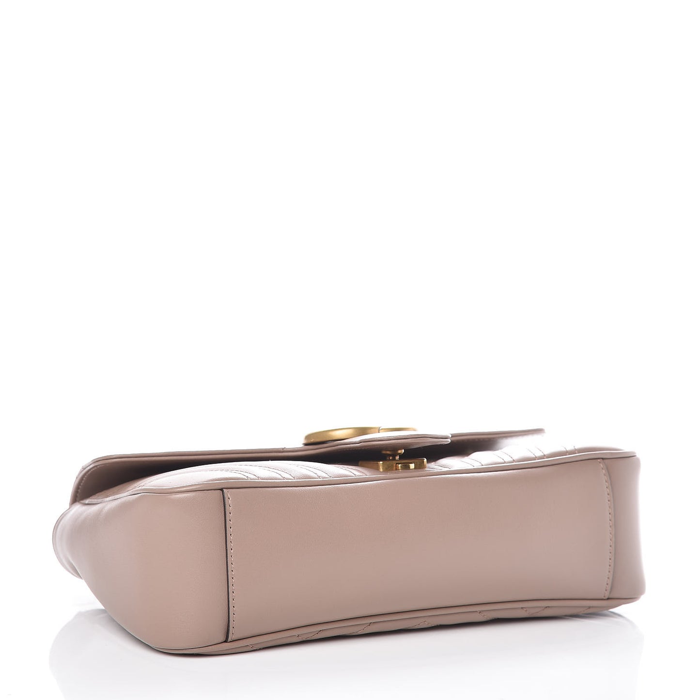Calfskin Matelasse Small GG Marmont Shoulder Bag Porcelain Rose