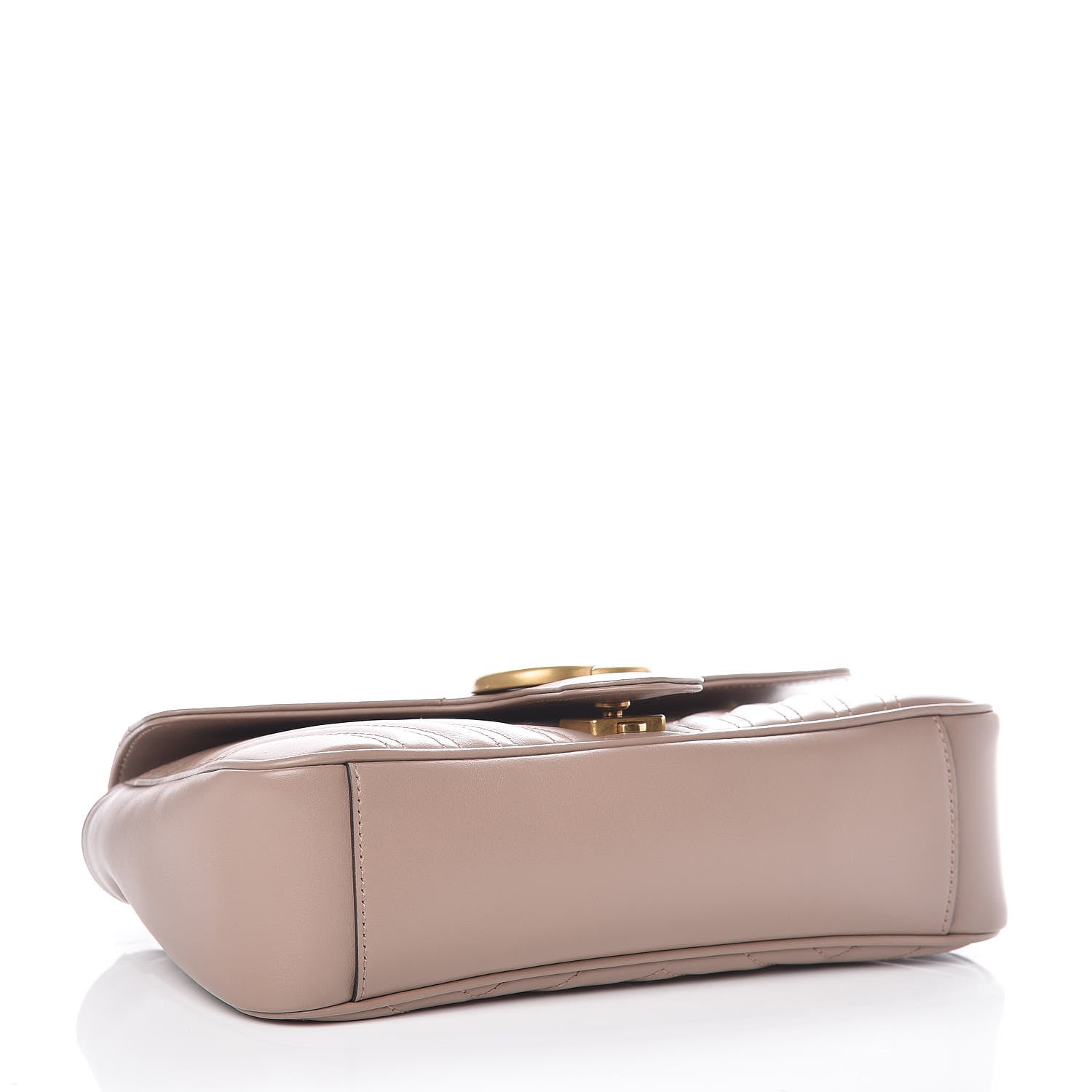 Gucci Calfskin Matelasse Small GG Marmont Shoulder Bag Porcelain Rose 4 of 10