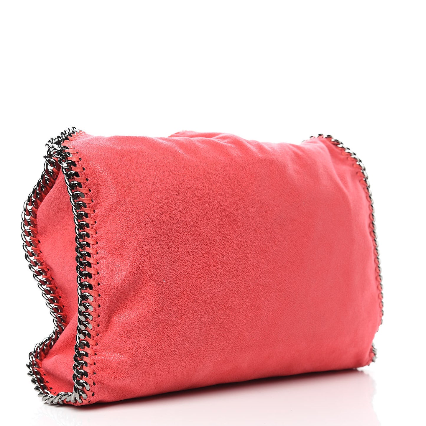 Shaggy Deer Small Falabella Tote Pink Fluo