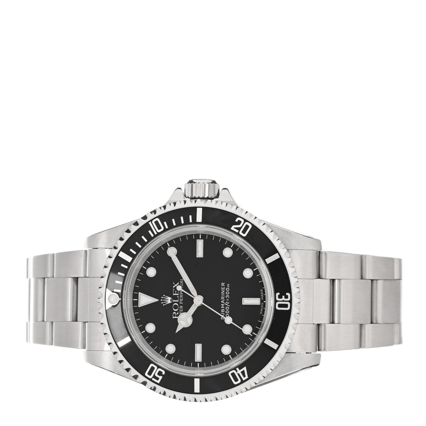 Stainless Steel 40mm Oyster Perpetual Submariner Watch Black 14060