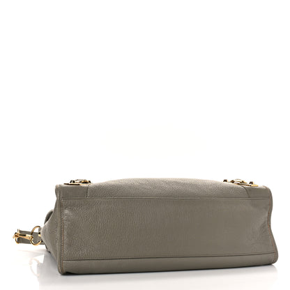 Balenciaga Chevre Gold Metallic Edge Hardware City Gris Taupe 4 of 9