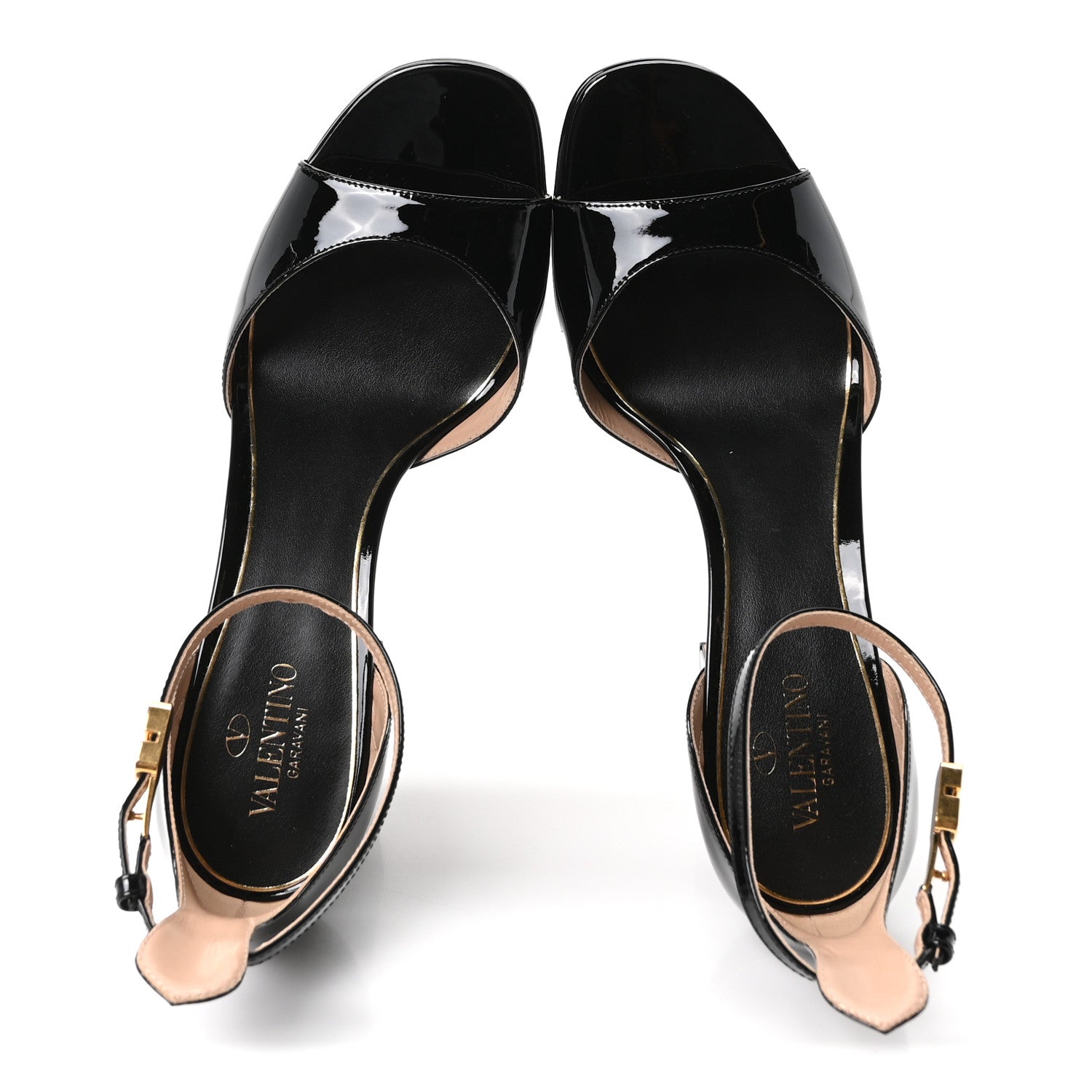 Valentino Garavani Patent Tan-Go 50/120mm Platform Pumps 40 Black 2 of 10