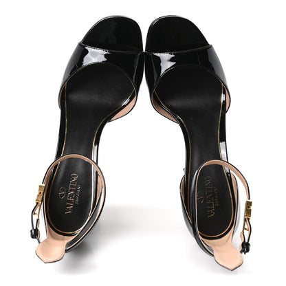 Valentino Garavani Patent Tan-Go 50/120mm Platform Pumps 40 Black 2 of 10