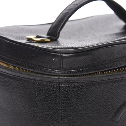 Chanel Caviar CC Vanity Train Case Black 9 of 18