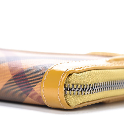 Burberry Nova Pop Degrade Large Zip Around Wallet Yellow 8 of 8