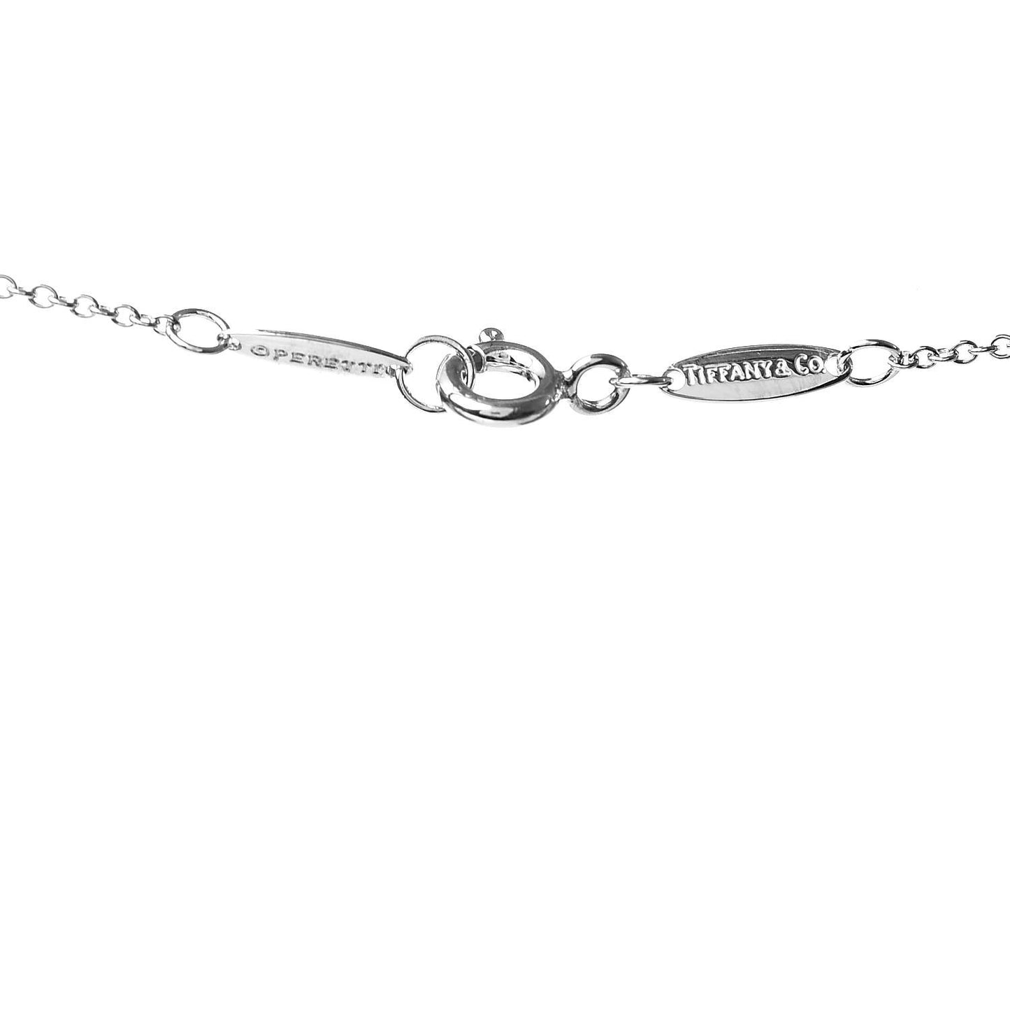 Sterling Silver Elsa Peretti Square Bottle Pendant Necklace