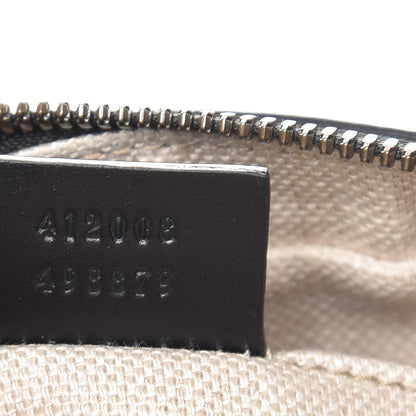 Gucci Calfskin Web Small Webby Bee Shoulder Bag Black 7 of 7