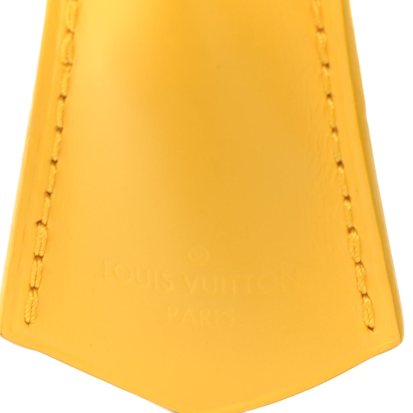 Calfskin Clochette Key Bell Holder Yellow