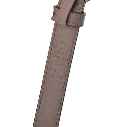 Gucci Calfskin Double G 20mm Belt 110 44 Porcelain Rose 3 of 5