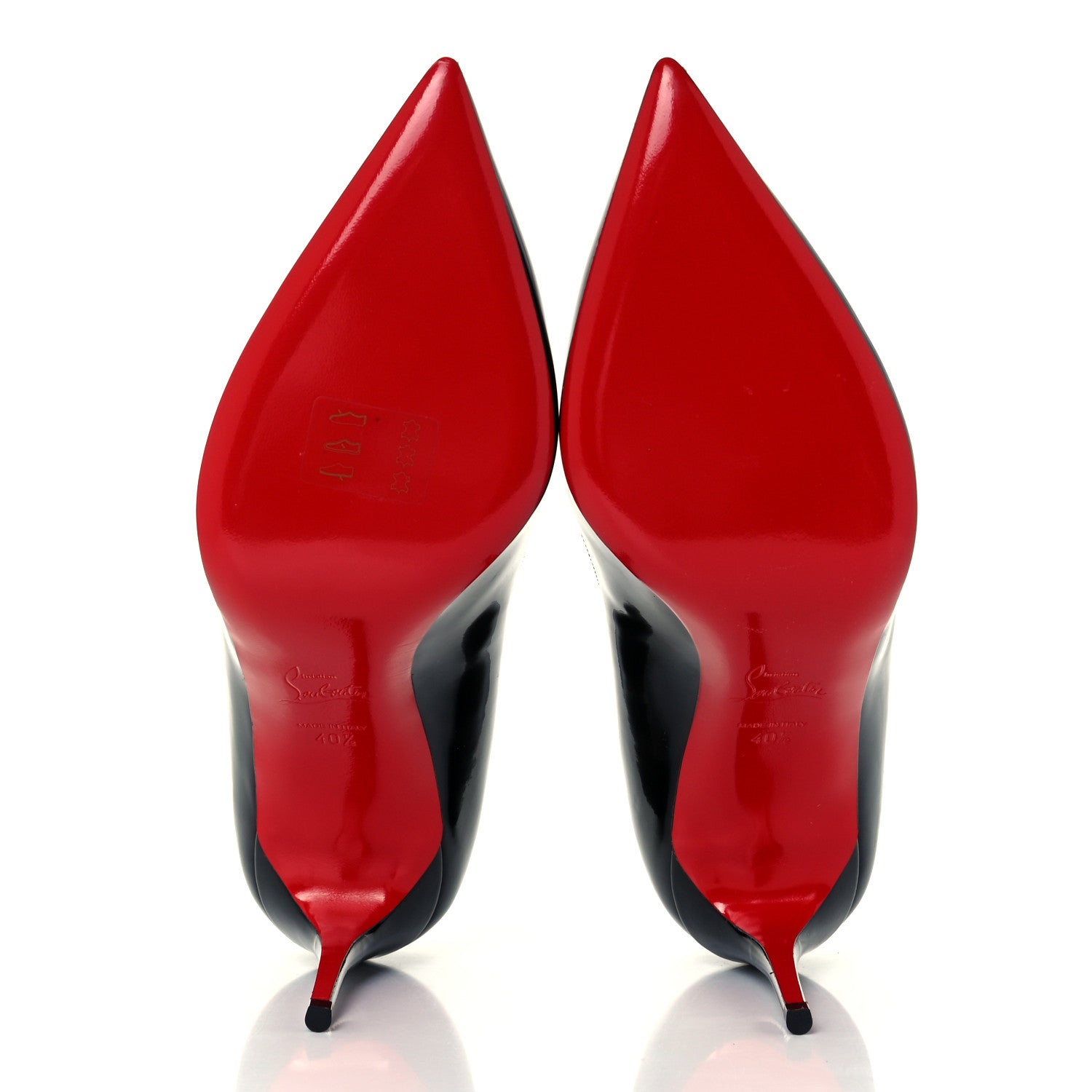 Christian Louboutin Patent Pigalle Follies 85 Pumps 40.5 Black 7 of 10