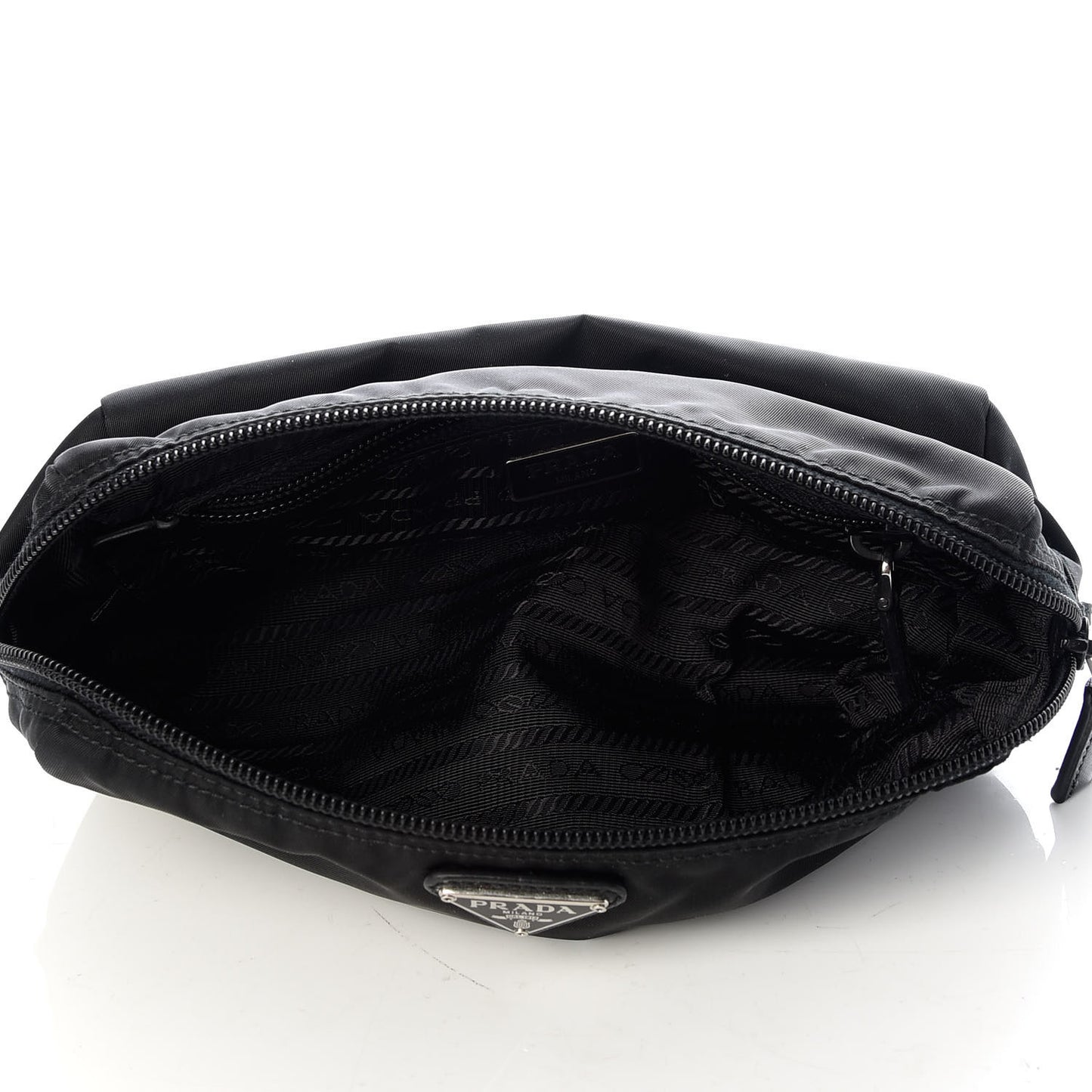 Nylon Vela Cosmetic Pouch Black