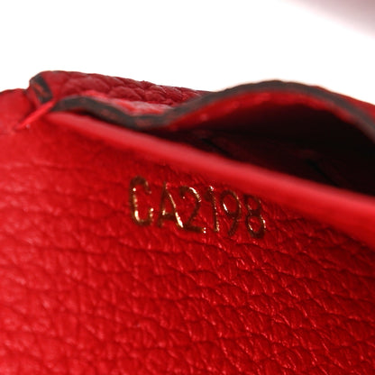 Louis Vuitton Calfskin Double V Wallet Rubis 8 of 10